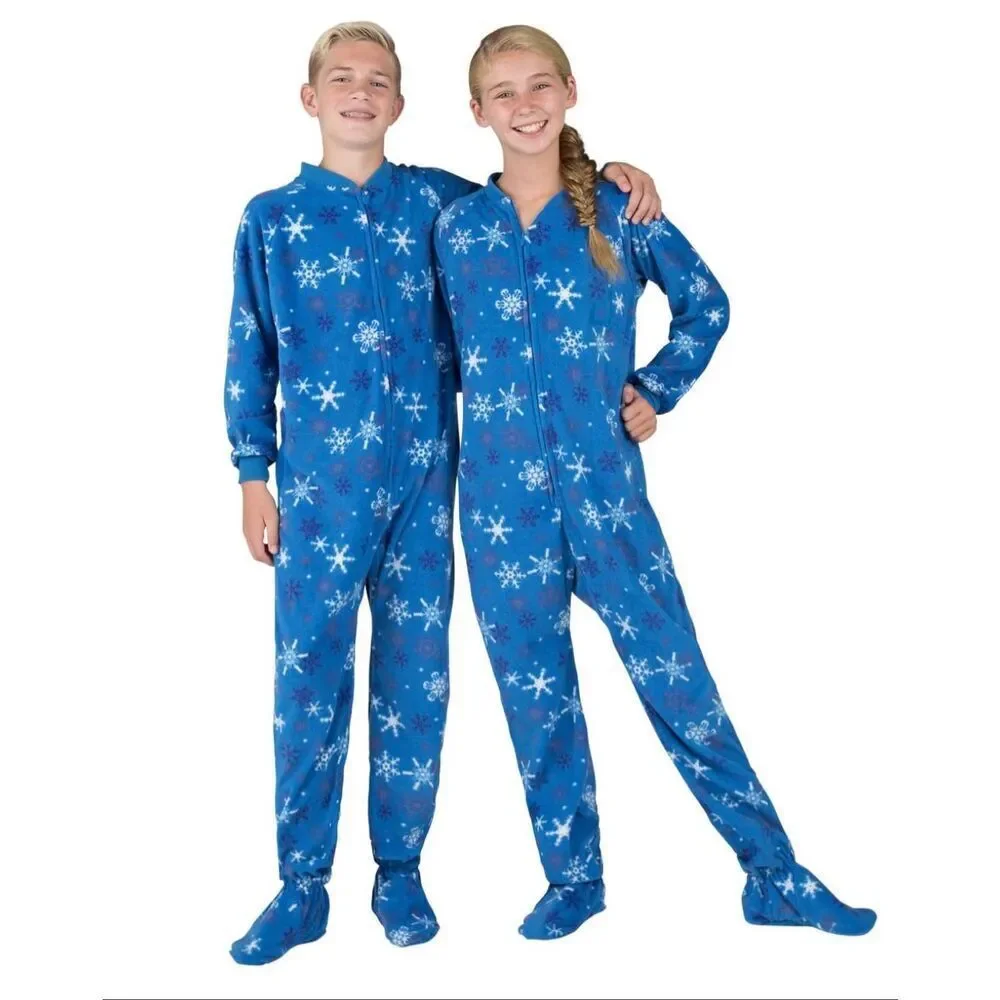 ITS A SNOW DAY KIDS FLEECE ONESIE by Footed Pajamas